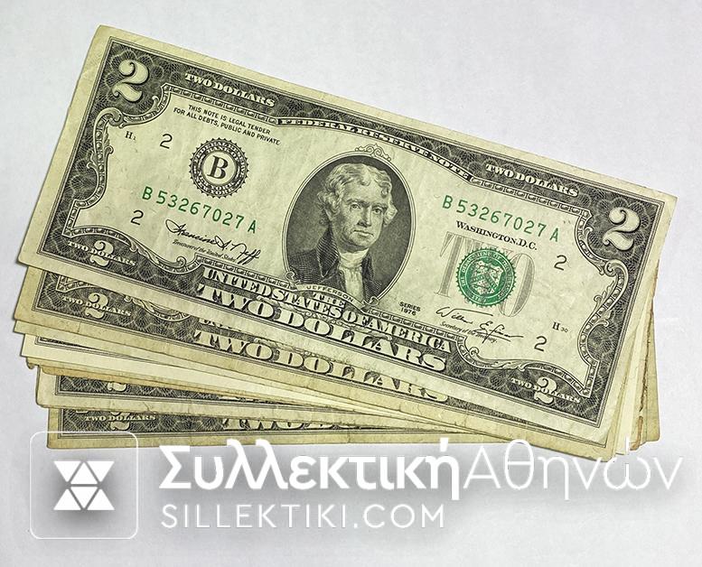 USA 2 Dollars 1976 F/VF